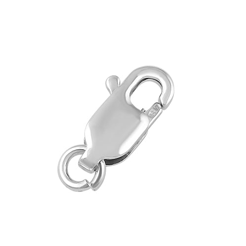 Sterling Silver Italian Lobster Lock 10mm - Pack of 2