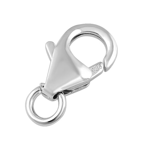 Sterling Silver Italian Lobster Lock 10mm - Pack of 4