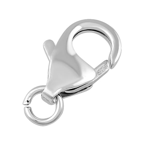 Sterling Silver Italian Lobster Lock 12mm