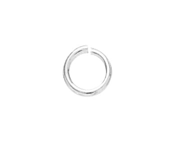 Sterling Silver Jump Ring Open (.051) 16ga. 8mm Heavy - PACK OF 10