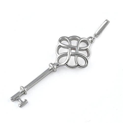 Sterling Silver Key Pendant