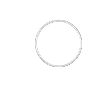 Sterling Silver Large Jump Ring Closed 24mm - Pack of 2