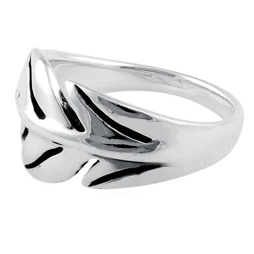 Sterling Silver Leaf Ring