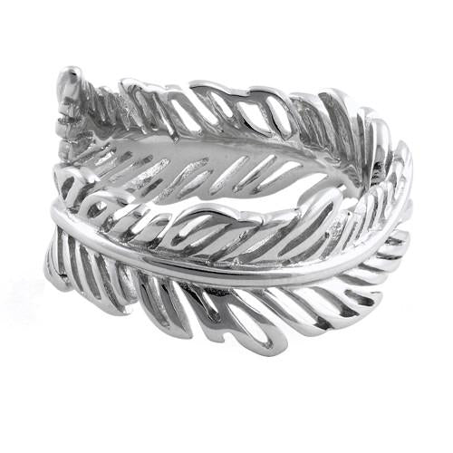 Sterling Silver Leaf Ring