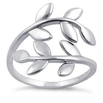 Sterling Silver Leaves Ring