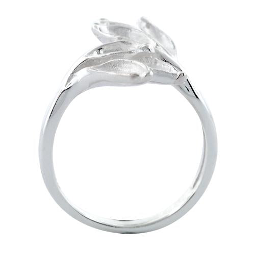 Sterling Silver Leaves Ring