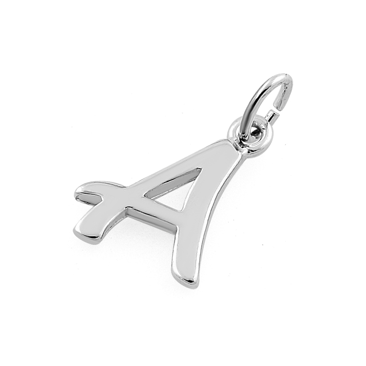 Sterling Silver Letter A Pendant