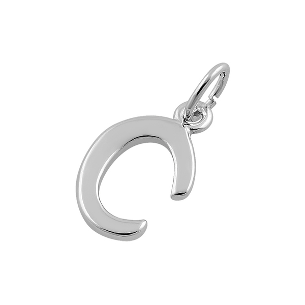 Sterling Silver Letter C Pendant