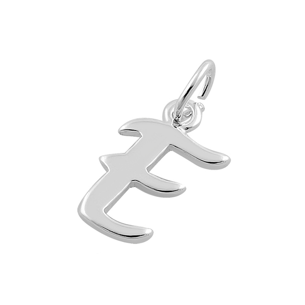 Sterling Silver Letter E Pendant