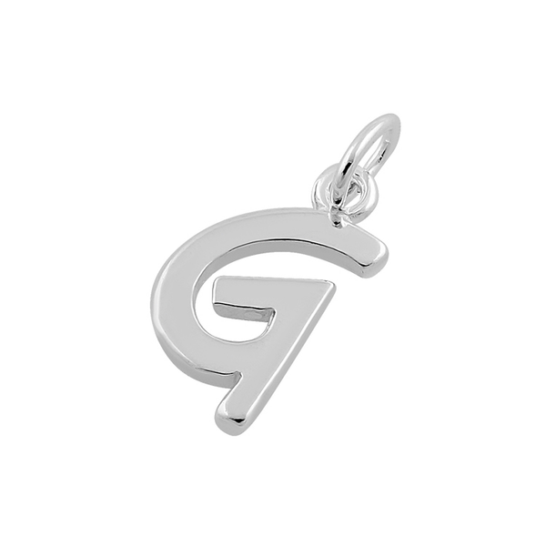 Sterling Silver Letter G Pendant