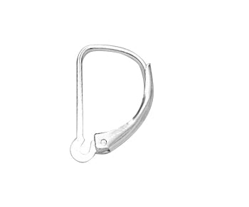Sterling Silver Lever Back Interchangeable 9.5 x 15mm - PACK OF 4