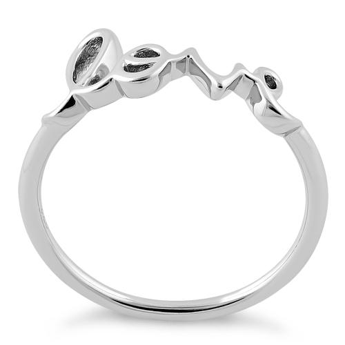 Sterling Silver Love Ring