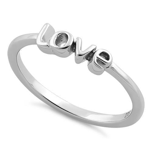 Sterling Silver "Love" Ring