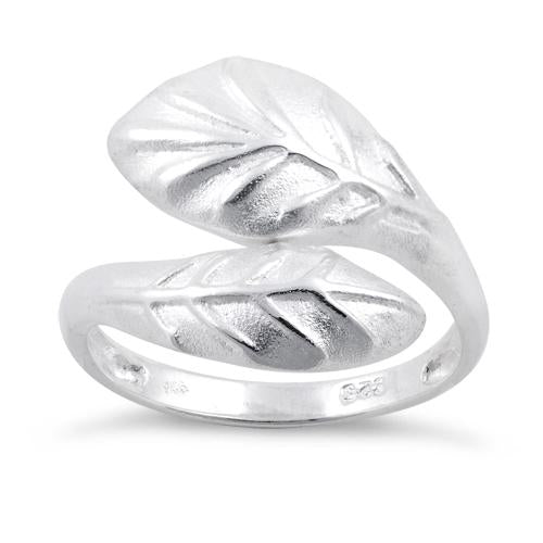 Sterling Silver Magnolia Leaf Ring