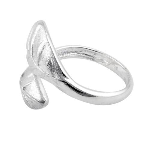 Sterling Silver Magnolia Leaf Ring