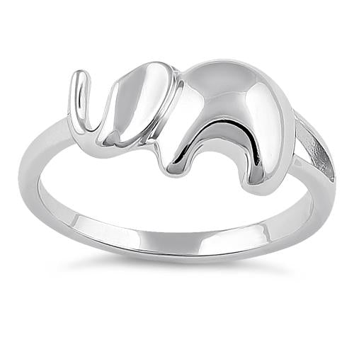 Sterling Silver Majestic Elephant Ring