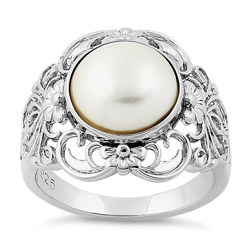 Sterling Silver Majestic Mother of Pearl Ring