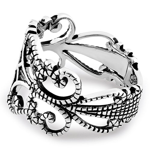 Sterling Silver Medieval Ring