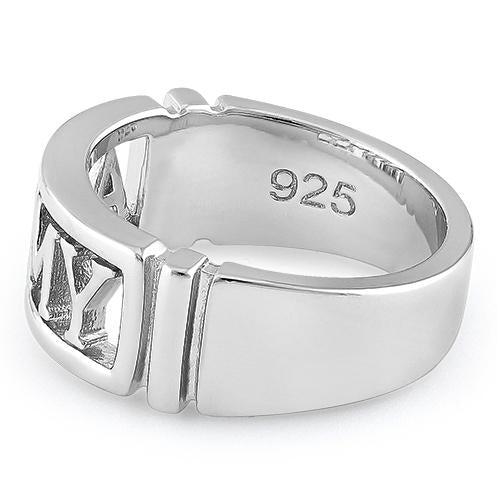 Sterling Silver Men's ARMY Ring