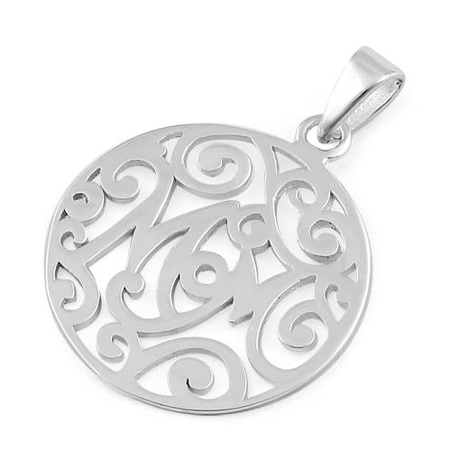 Sterling Silver "Mom" Pendant