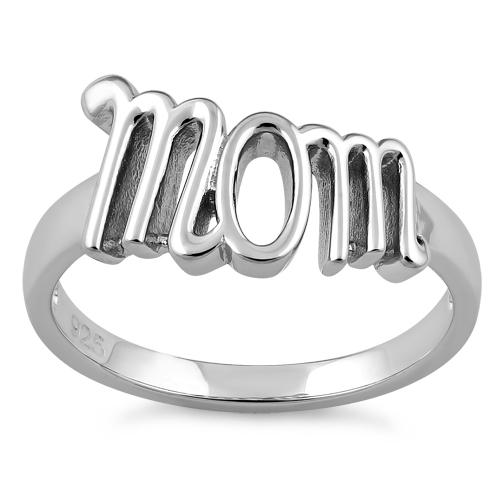 Sterling Silver Mom Ring