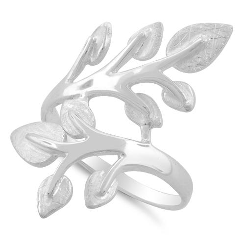 Sterling Silver Multiple Leaves Ring