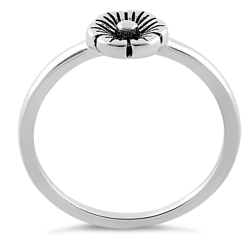 Sterling Silver Nice and Simple Flower Ring