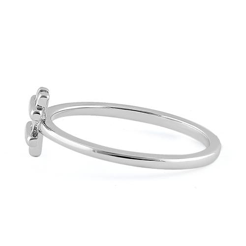 Sterling Silver Hashtag Ring