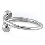 Sterling Silver Opposites Attract Ring