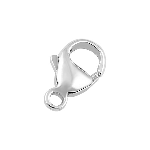 Sterling Silver Oval Lobster 13mm - PACK OF 2