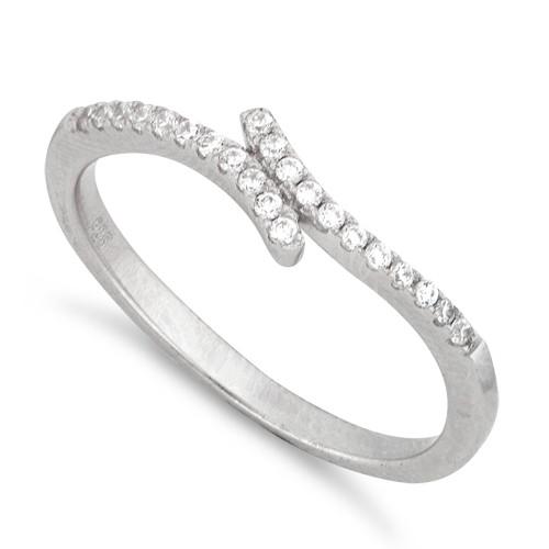 Sterling Silver Pave CZ Ring