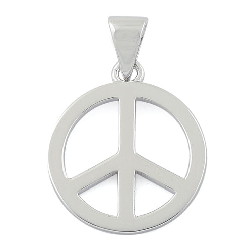 Sterling Silver Peace Pendant