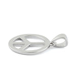 Sterling Silver Peace Pendant