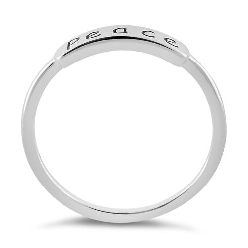 Sterling Silver "Peace" Ring