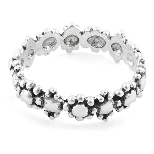 Sterling Silver Pebbles Ring