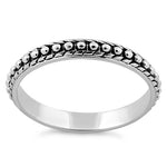 Sterling Silver Pebbles Ring