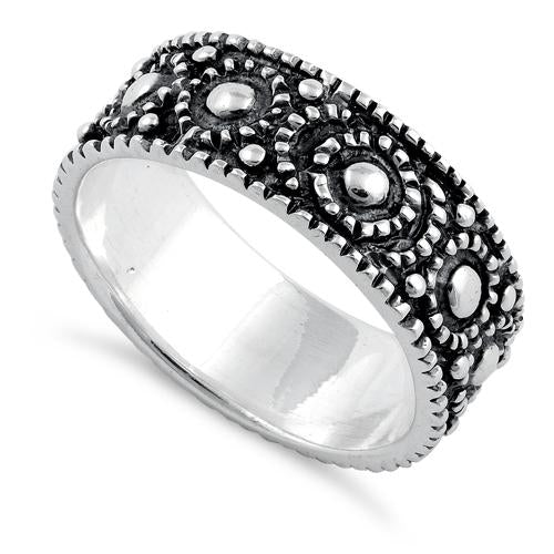 Sterling Silver Peebles Oxidized Ring