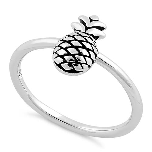 Sterling Silver Pineapple Ring