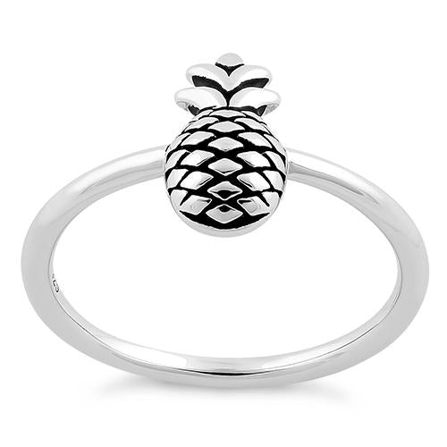 Sterling Silver Pineapple Ring