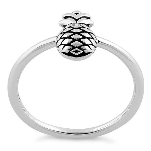 Sterling Silver Pineapple Ring