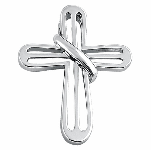 Sterling Silver Plain Cross Pendant