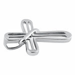 Sterling Silver Plain Cross Pendant