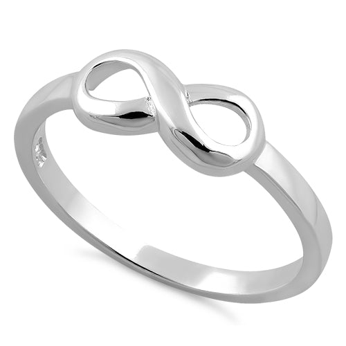 Sterling Silver Plain Infinity Ring