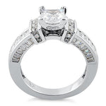 Sterling Silver 1.0 ct. Princess-Cut CZ Ring