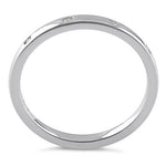 Sterling Silver Quadruplet Round Cut Clear CZ Ring