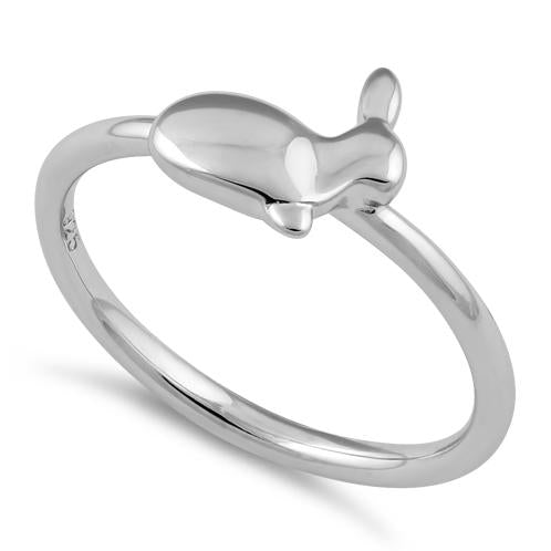 Sterling Silver Rabbit Ring