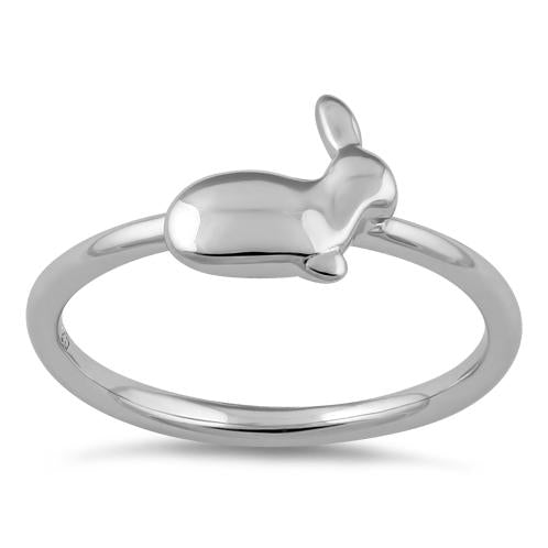 Sterling Silver Rabbit Ring