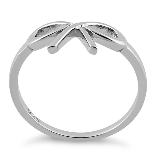 Sterling Silver Ribbon Ring