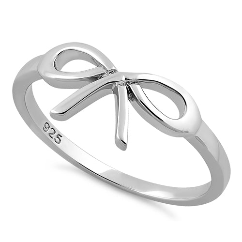 Sterling Silver Ribbon Ring
