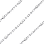 Sterling Silver Rollo Chain 1x1.5mm